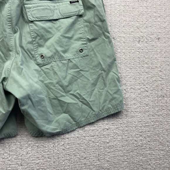 RVCA Board Shorts Mens Sz M Mint Green Swim Trunks Surf Beach Summer Skater - Picture 13 of 13